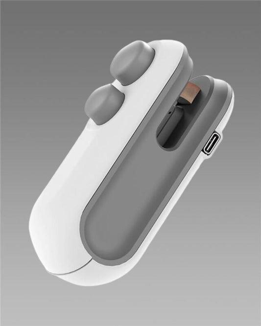 Portable Mini Sealing Machine | 2-in-1 USB Rechargeable Bag Sealer with Cutter