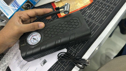 Portable Air Compressor Tire Inflator – Automatic Cordless Battery Powered