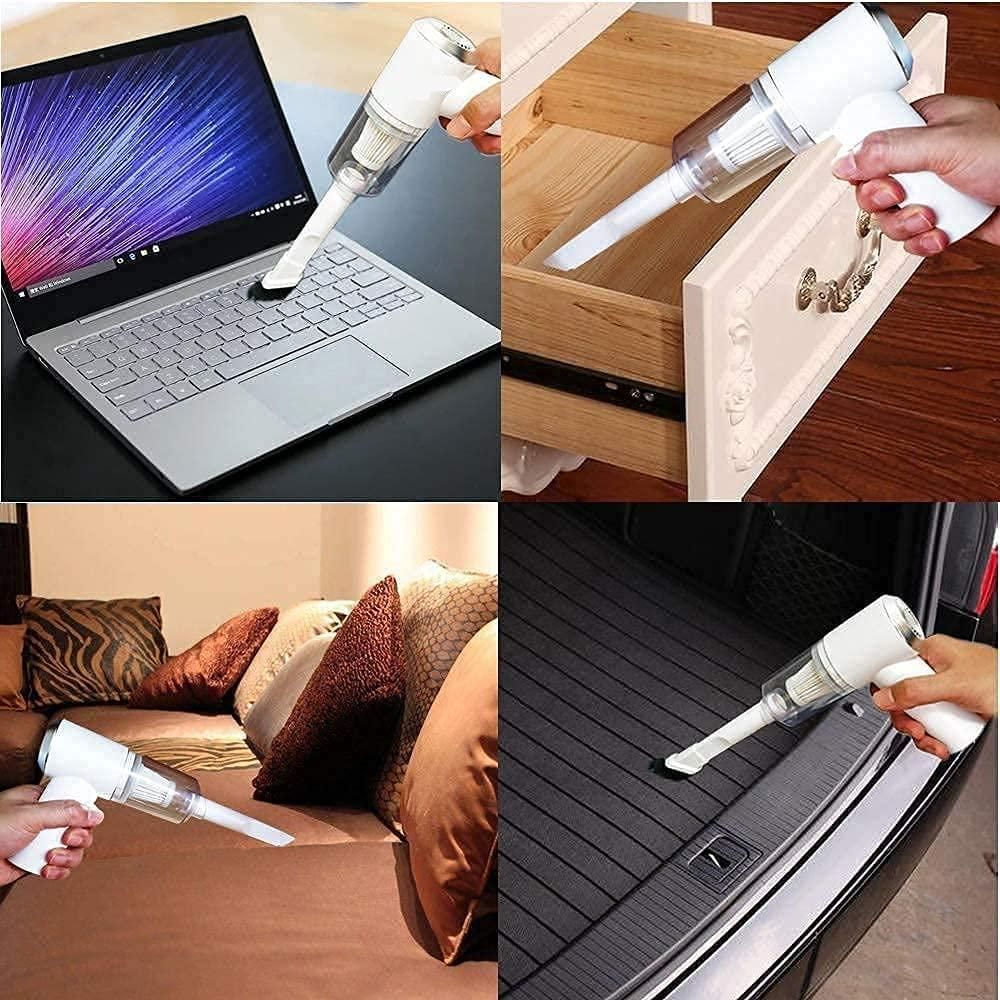Portable Air Duster & Wireless Vacuum Cleaner | 2-in-1 Handheld