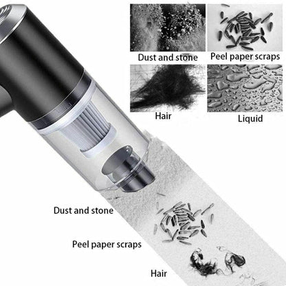 Portable Air Duster & Wireless Vacuum Cleaner | 2-in-1 Handheld
