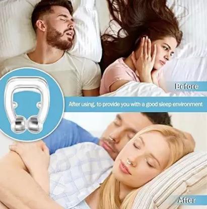 Anti-Snoring Magnetic Nose Clip – Silicone Nasal Device for Men & Women
