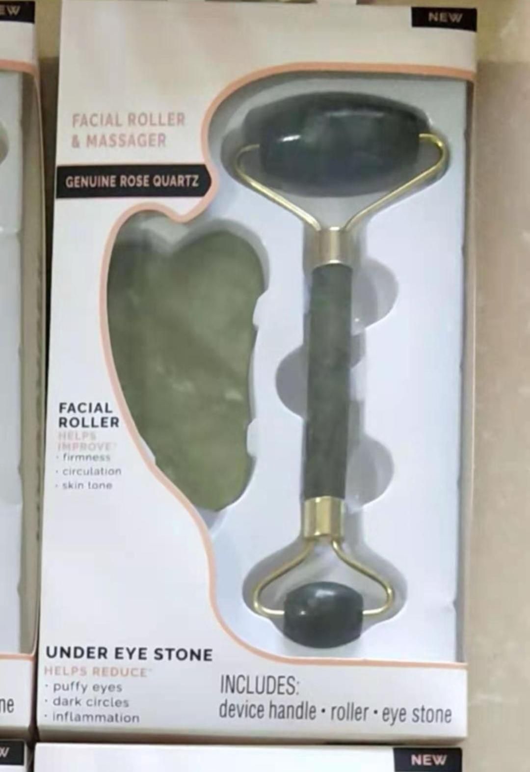 Jade Stone Facial Roller and Massager